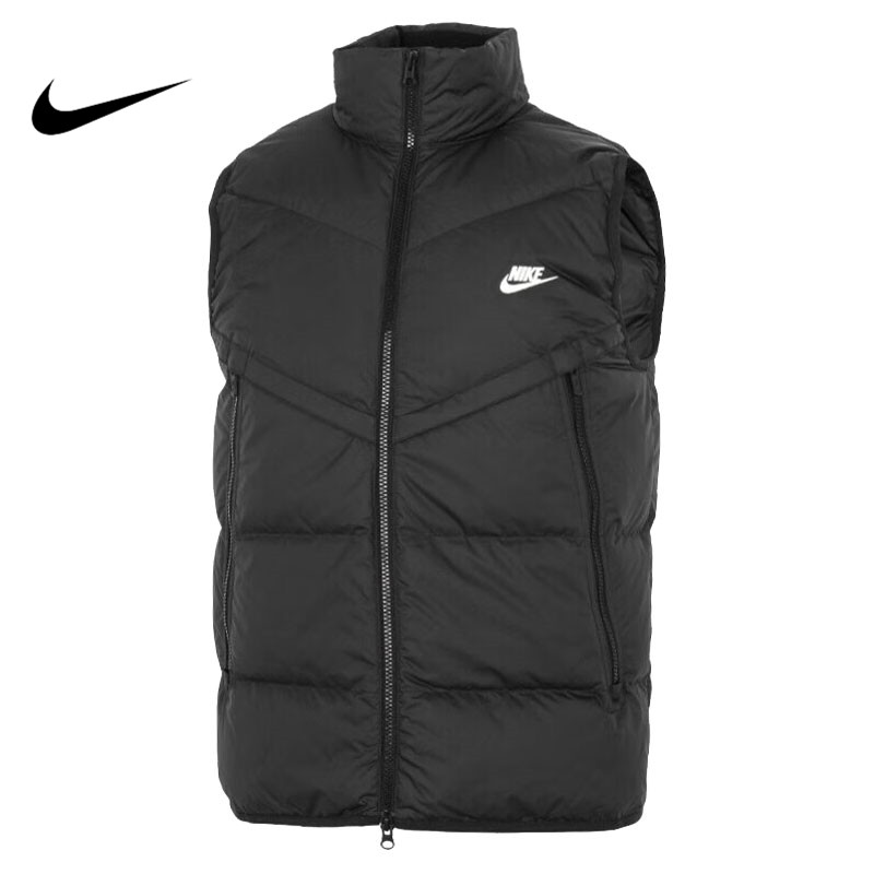 NIKE耐克/男子运动训练时尚舒适休闲羽绒服马甲 DV1136-010