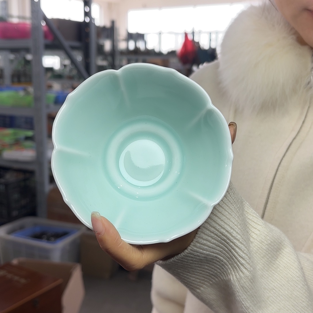 龙泉云间青瓷小米茶器