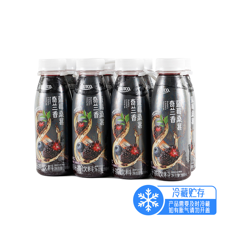 FRUTCO 蓝莓桑葚奇兰香 300mL*8