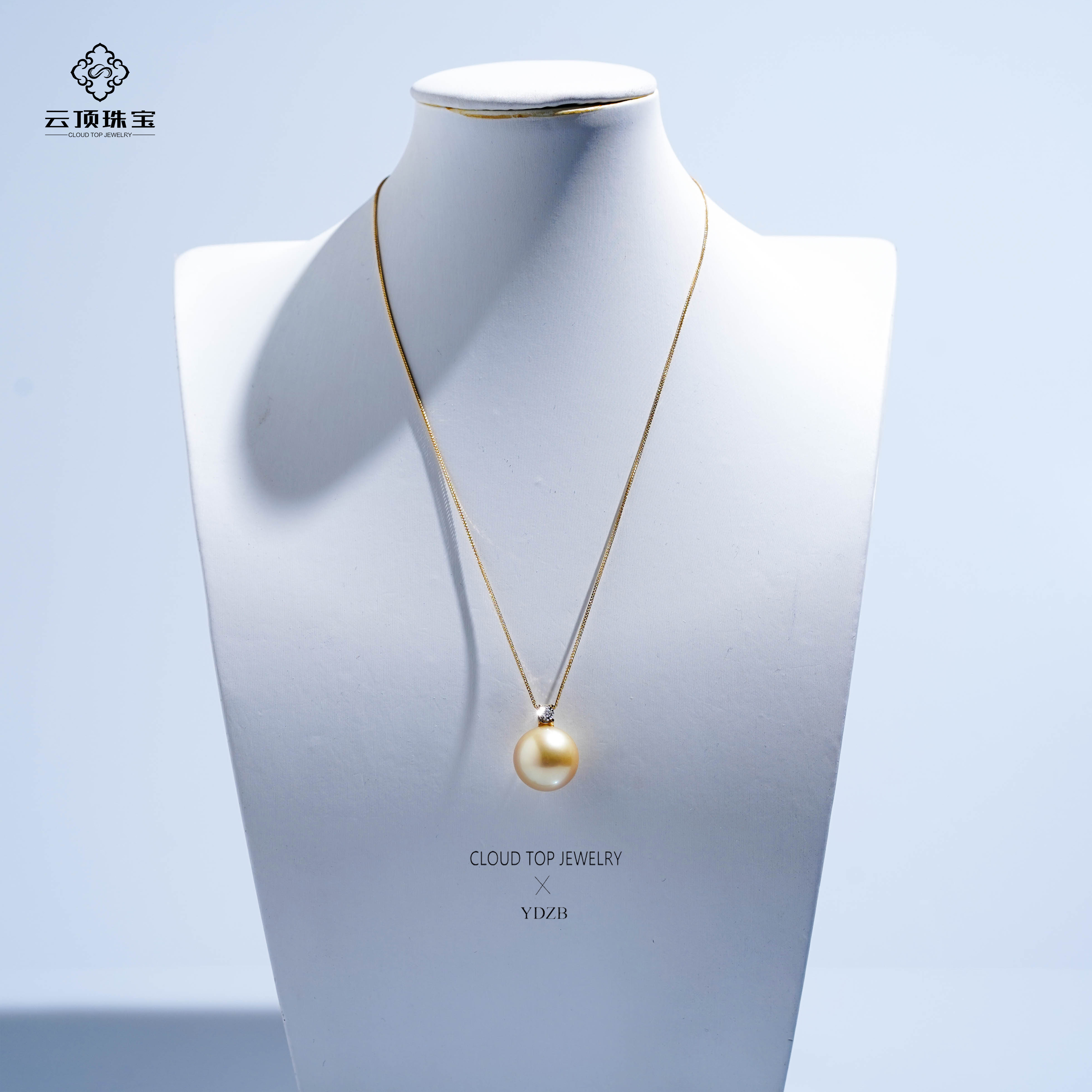 【王总新年福利】【金珍珠】镜面极光南洋海水金珍珠15mm吊坠