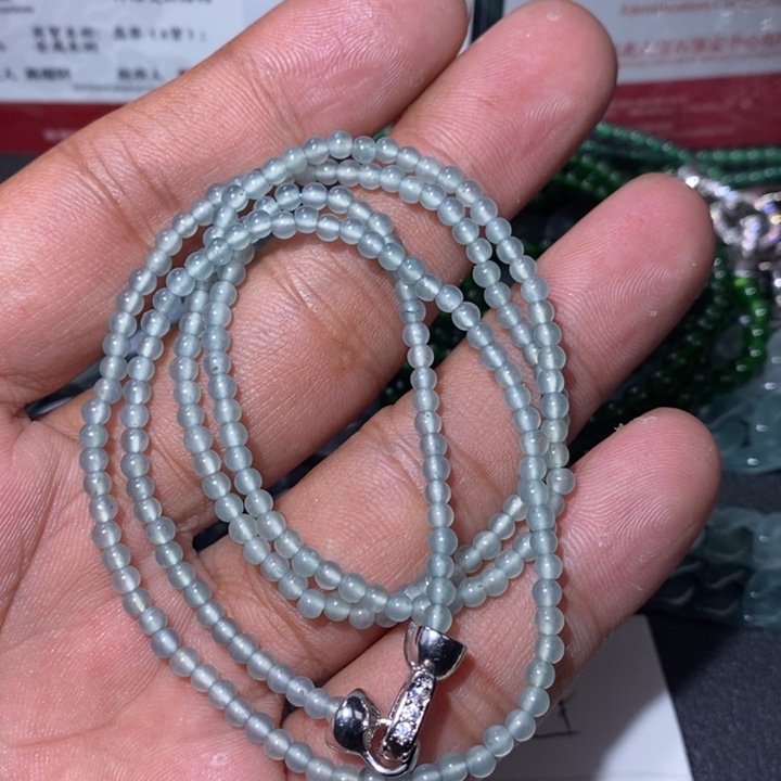 甜***七翡翠未镶嵌颈饰天然翡翠