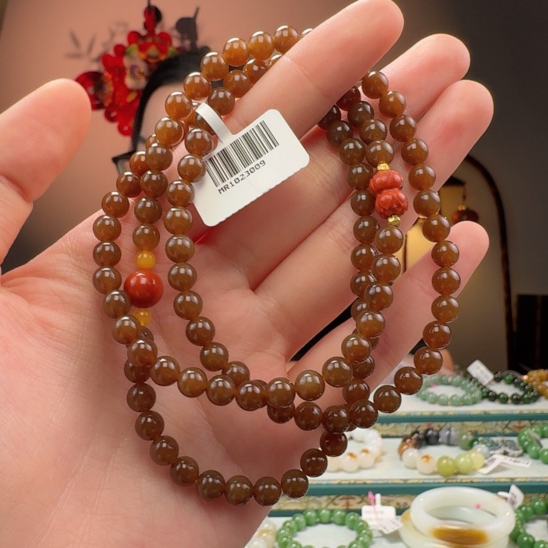 和田玉手串未镶嵌