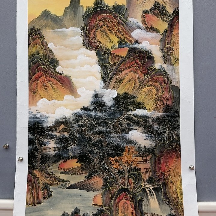 国画书法作品多次参加