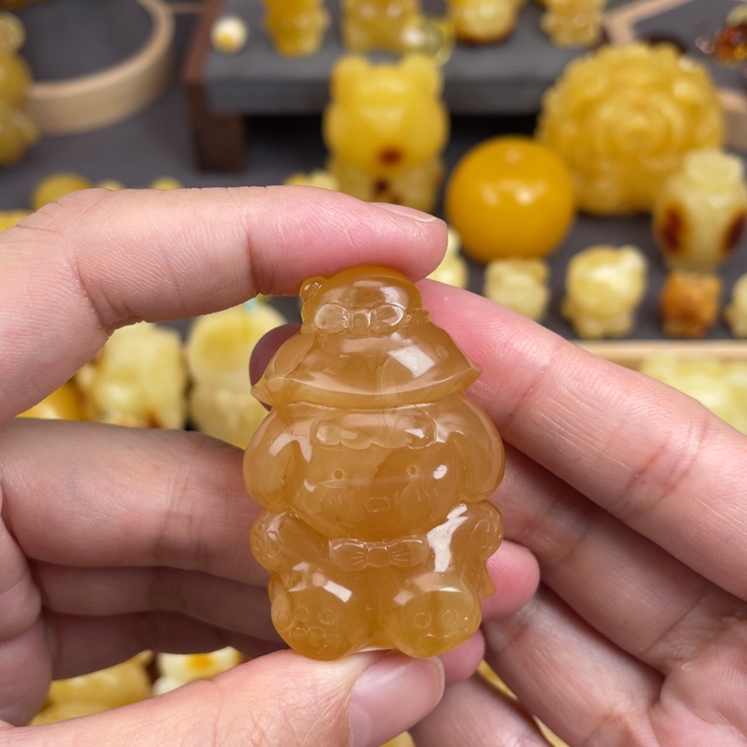 未镶嵌琥珀裸石蜜蜡
