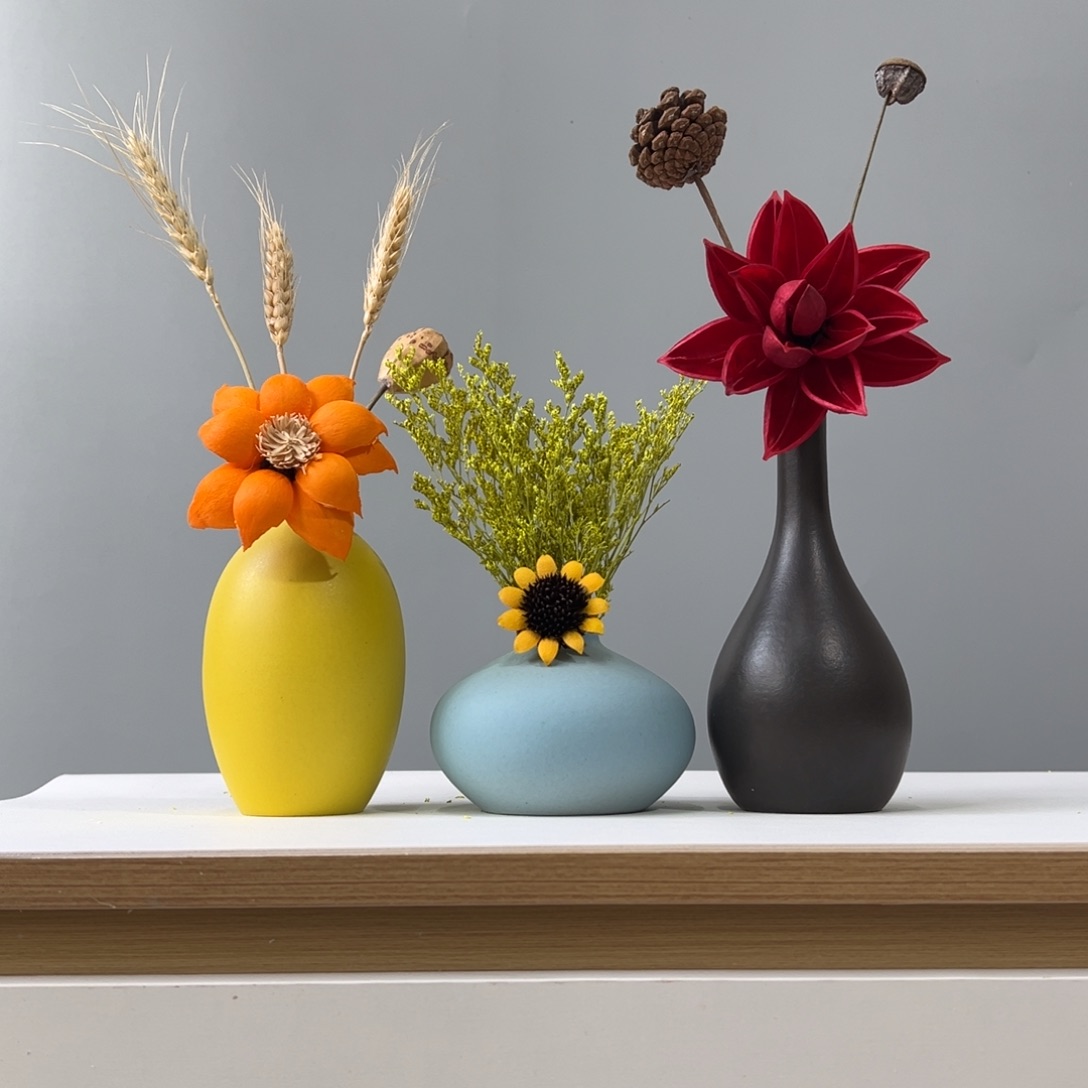 瓶花瓶带花高度20-30厘米左右