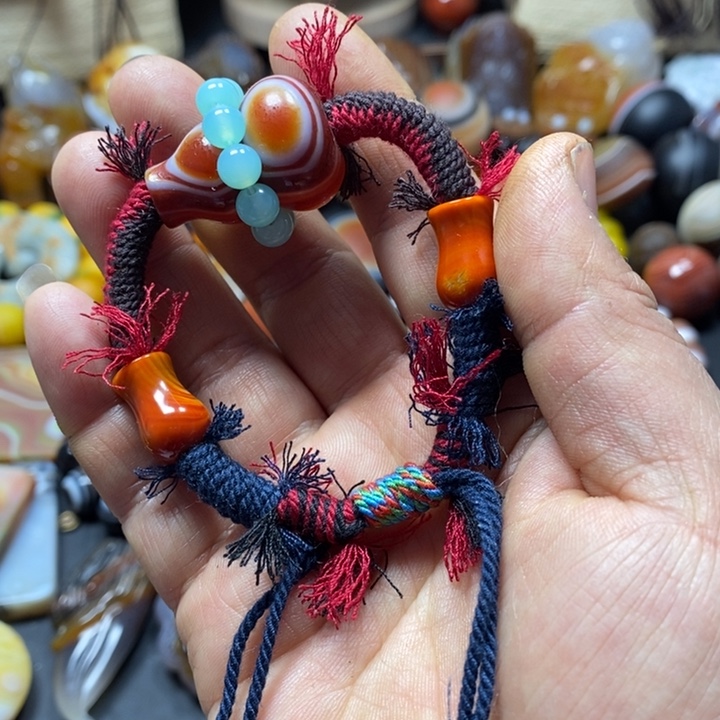 玛瑙/玉髓未镶嵌手链