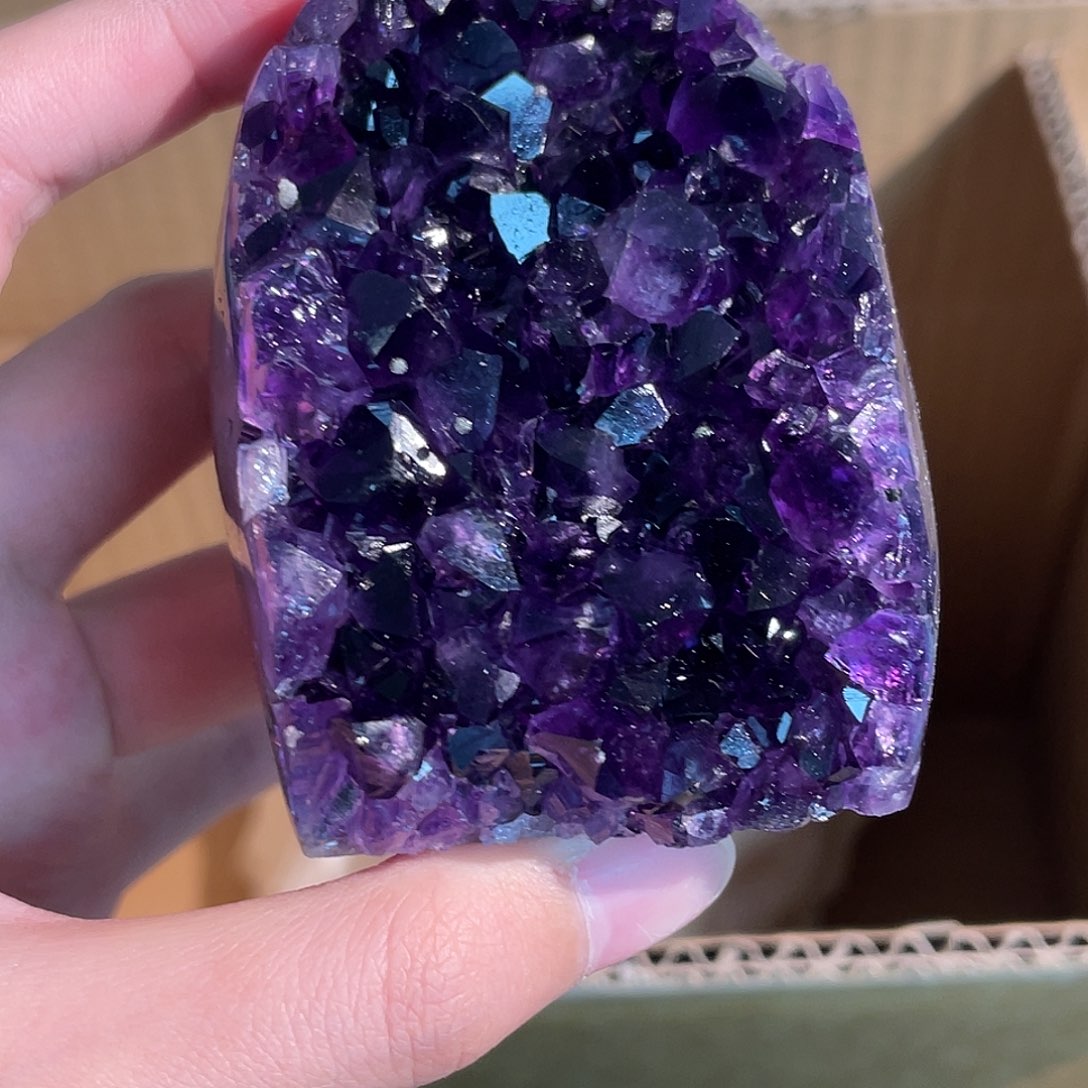 手串水晶未镶嵌乌拉圭紫晶镇 55号