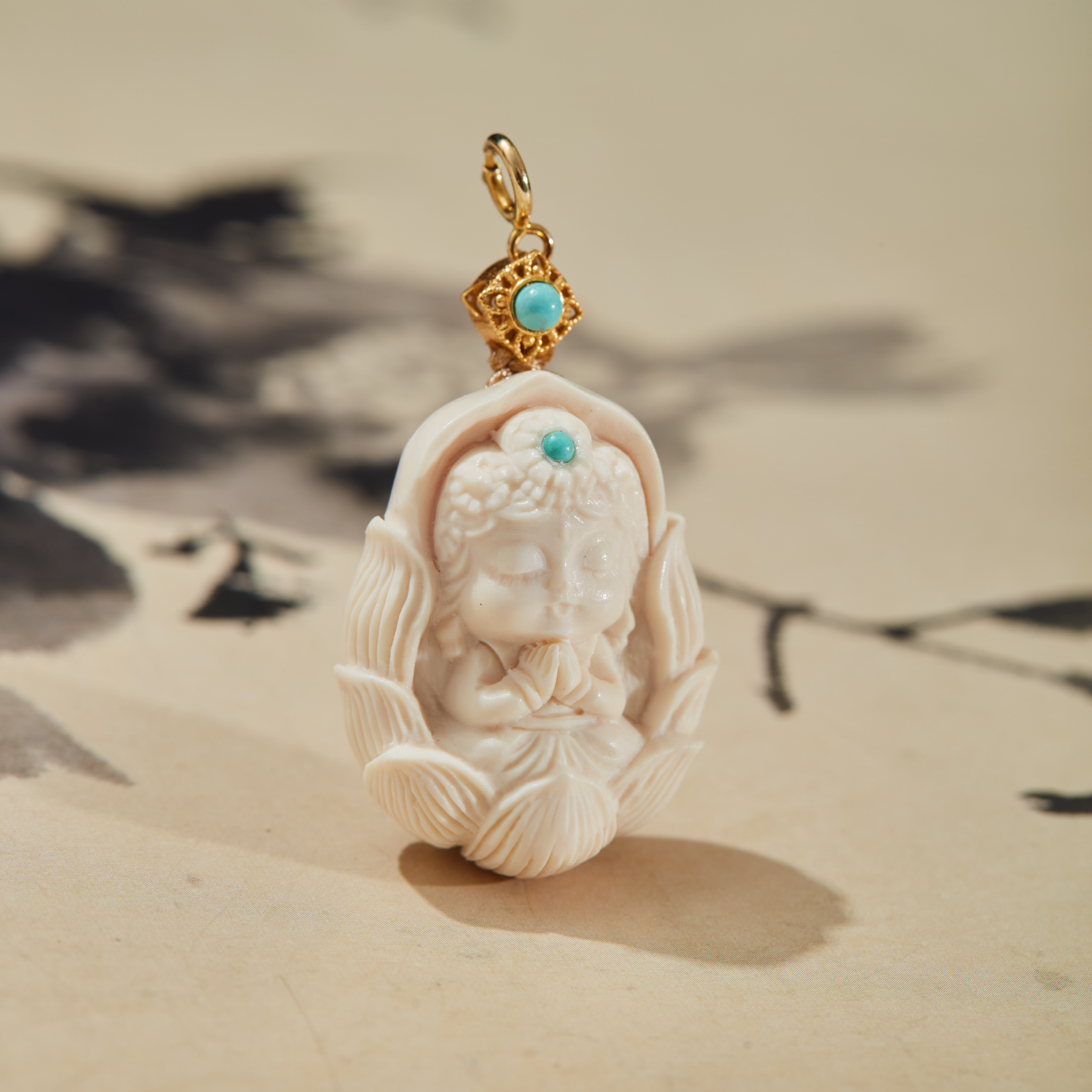 【云上雅岚】称心连连 |  C8554 莲花度母-26*16*10mm