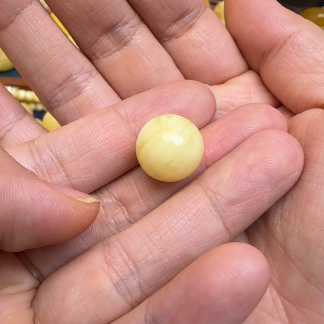 盐***茄蜜蜡未镶嵌毛衣链天然蜜蜡