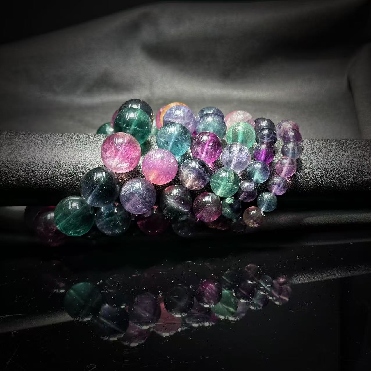 【缪老师严选】SJ0557 缤纷独角兽 萤石手链 多样性发其一