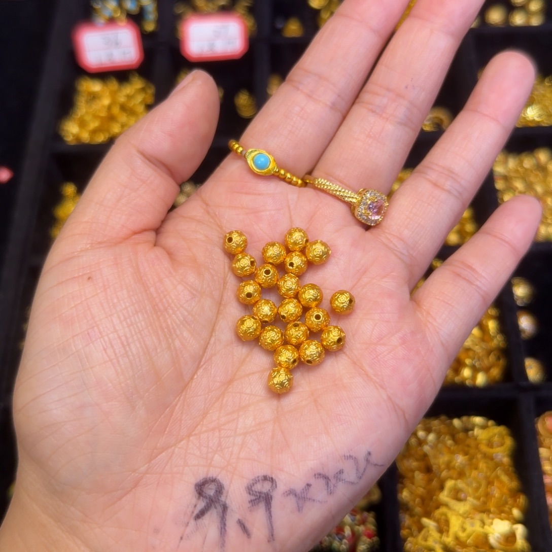 铜合金钱币球球4个装