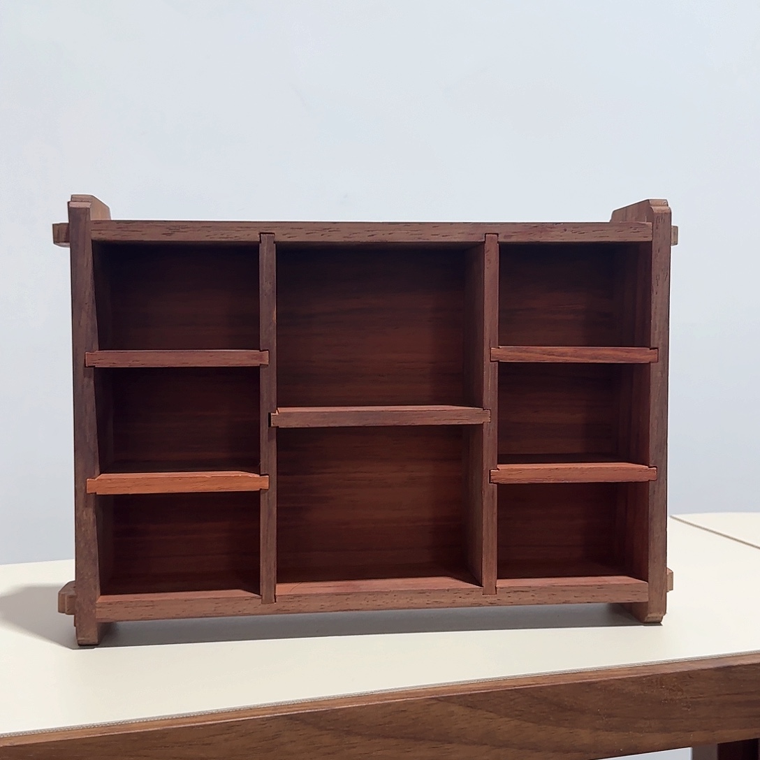 紫檀木类端景台绍氏紫檀 榫卯收纳盒