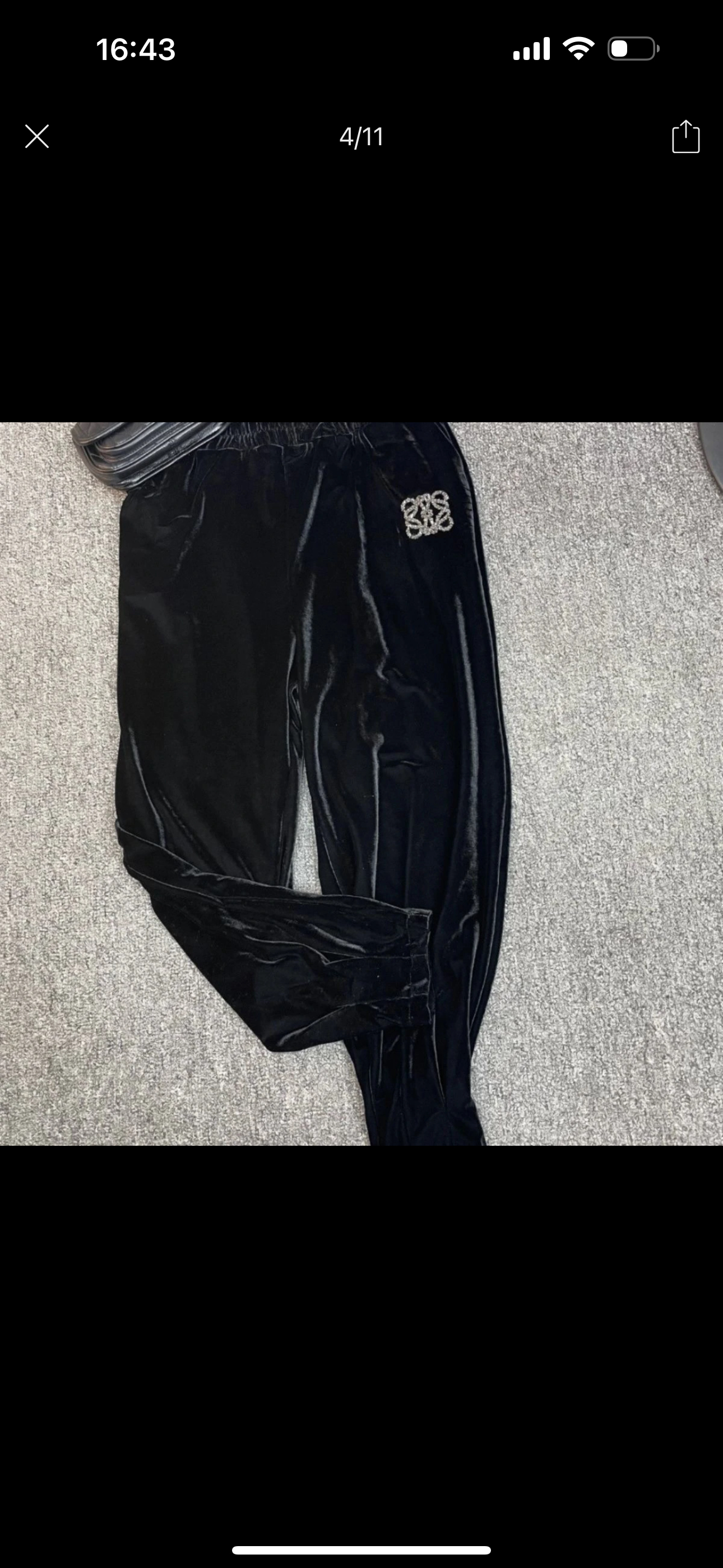 大码休闲金丝绒裤女