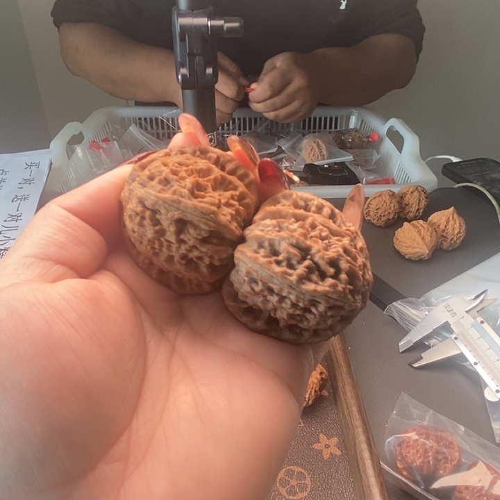 文玩核桃吊坠全品三角才41尺寸