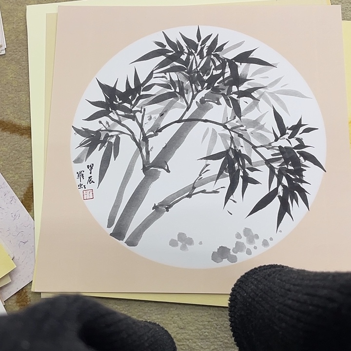 国画33-33卡纸作品艺