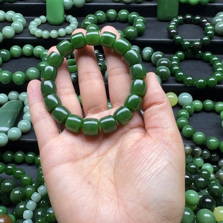 未镶嵌和田玉（碧玉）手串