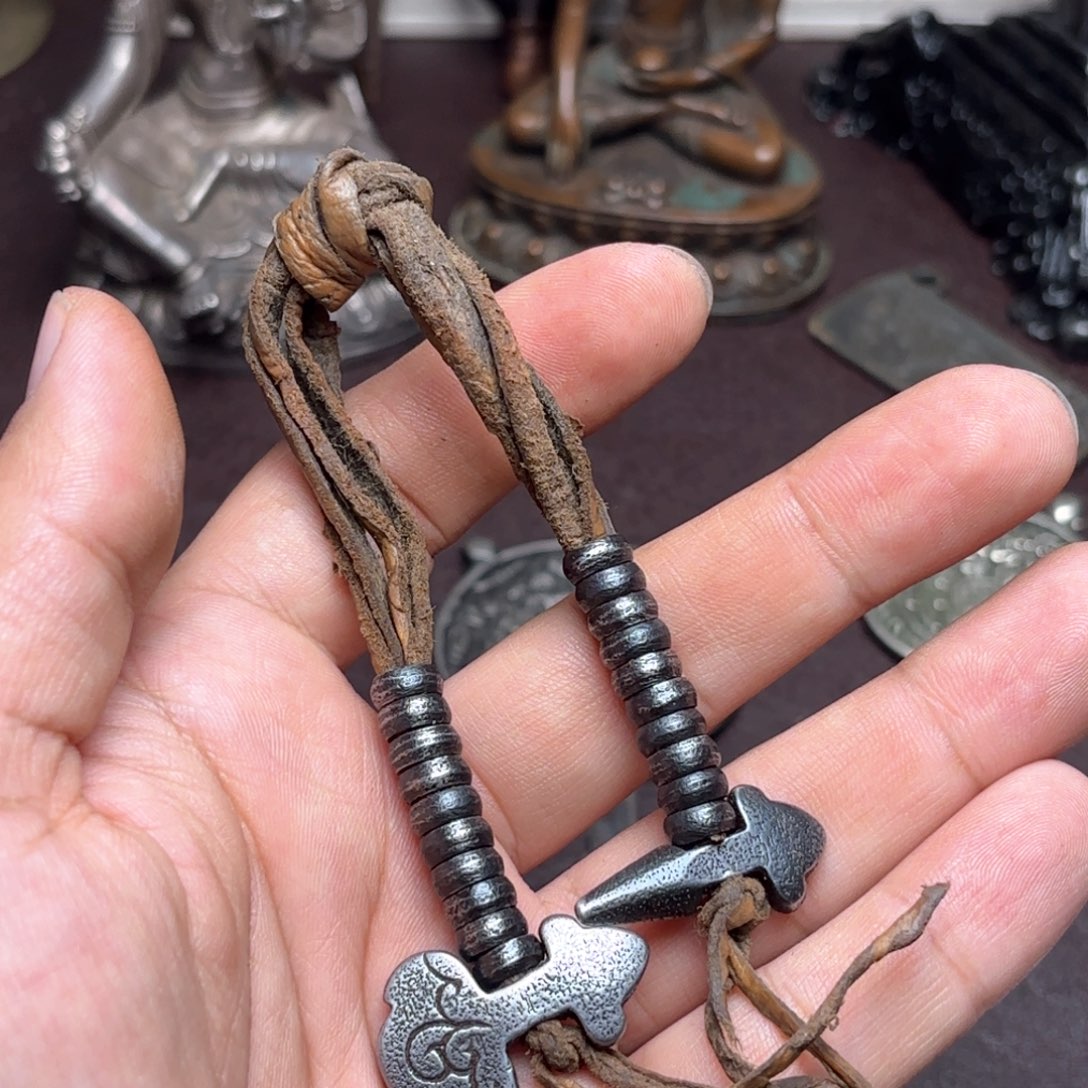 铜星月菩提挂件菩提