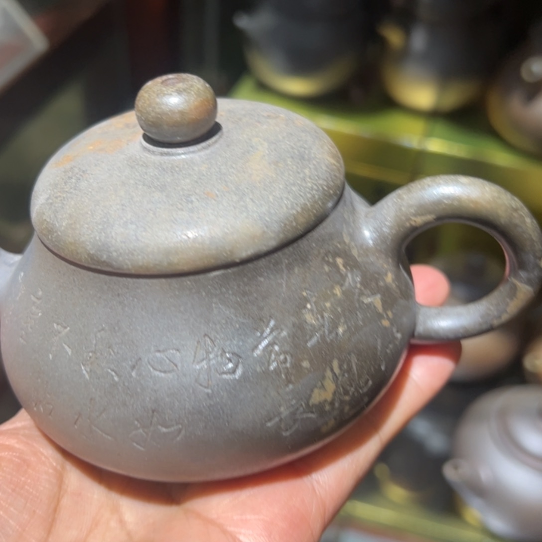 贵台龙窑柴烧茶壶113