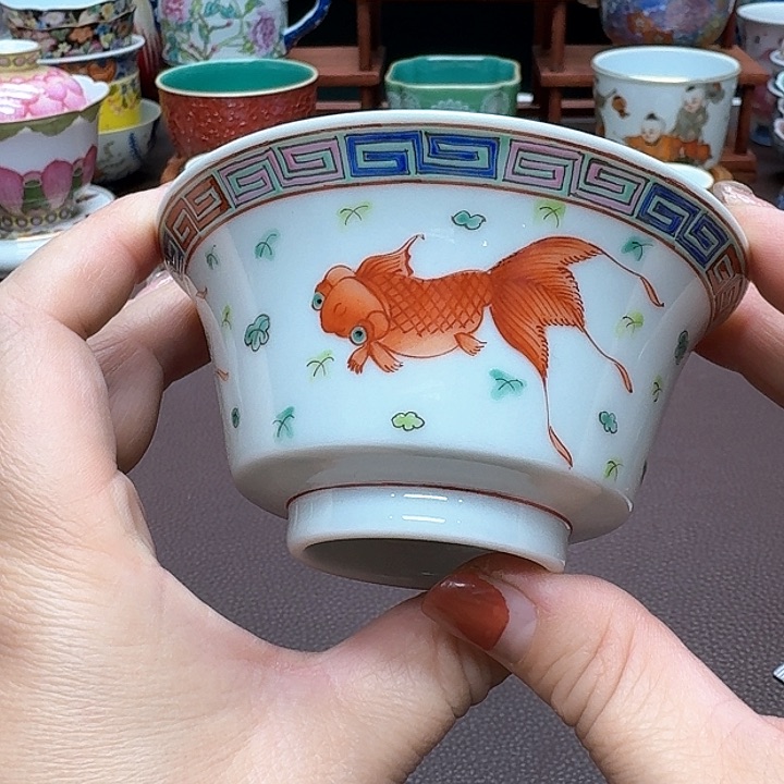 瓷片景德镇仿古手工制作精品展示