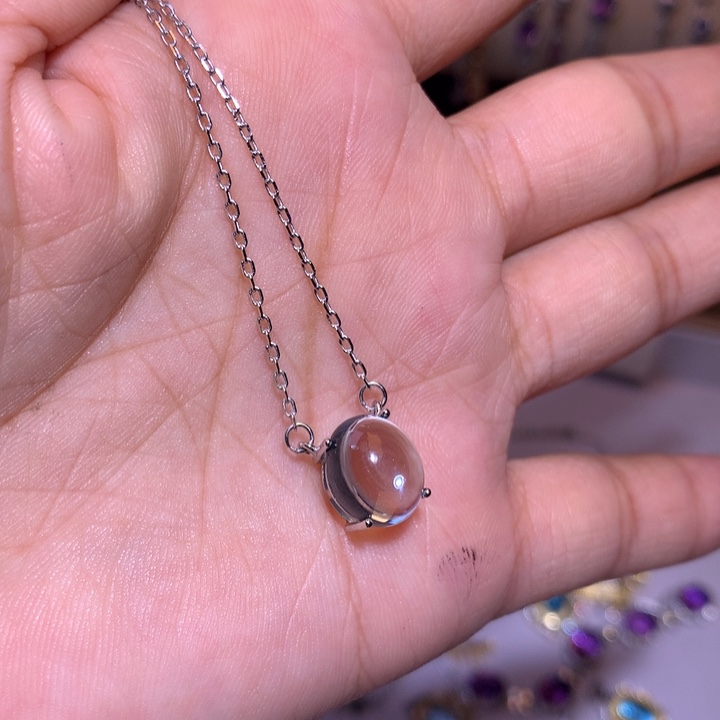 戒指/指环欧泊银S925镶嵌项链