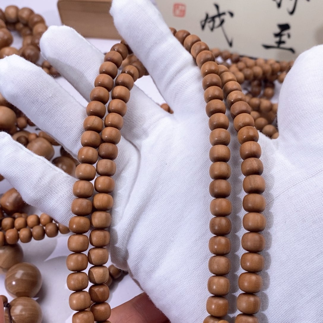 檀香木手串/手链顺纹黑肉老料开播福利78