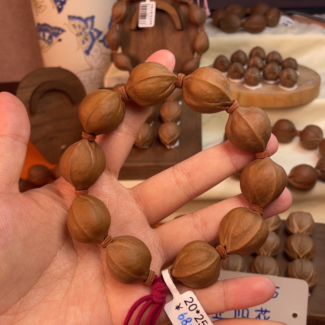T***s橄榄核手串/手链2025梅林铁核