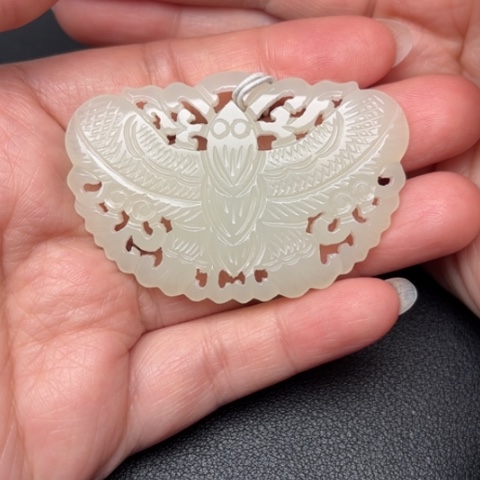 和田玉挂件未镶嵌森****0