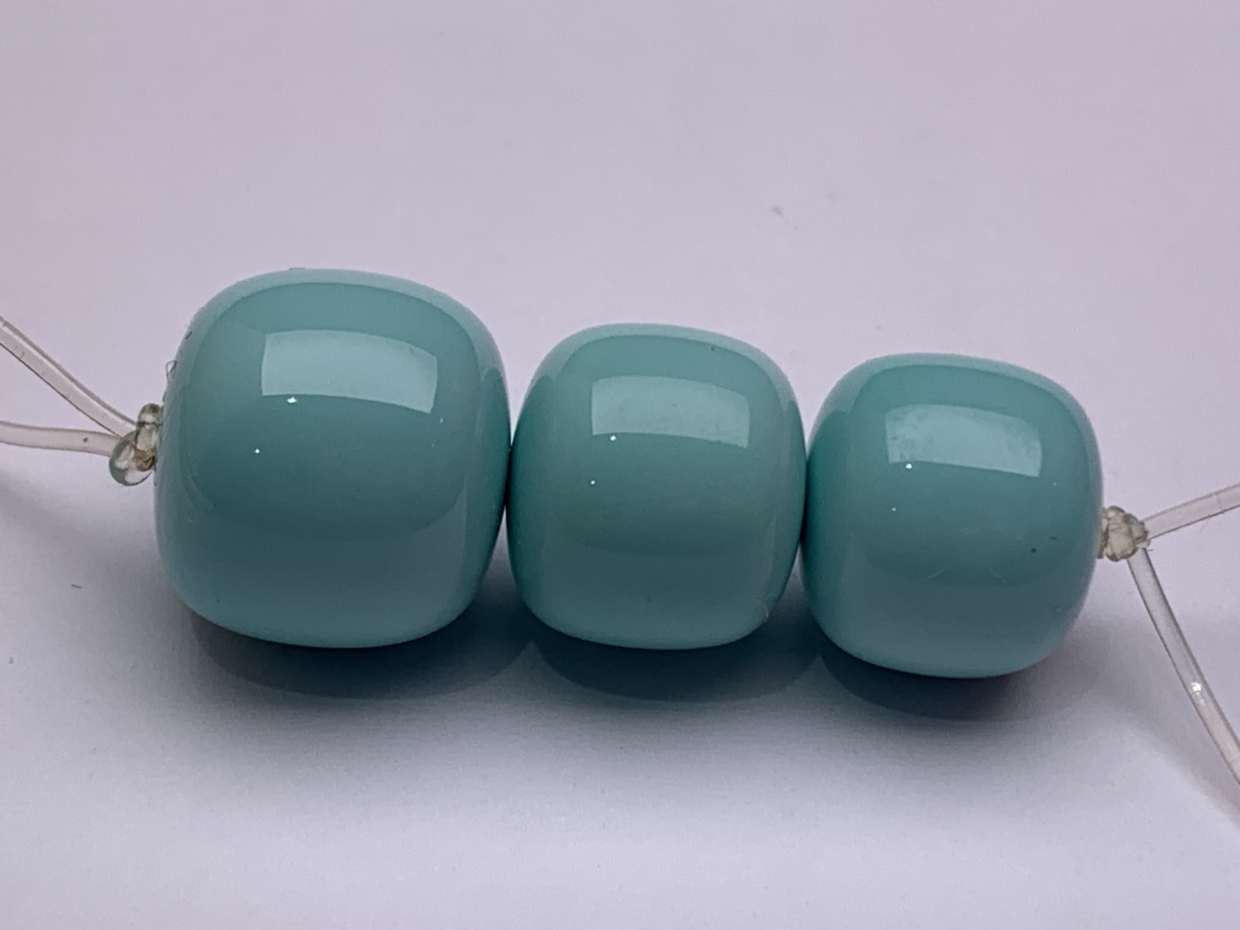 天然原矿高瓷绿果冻料套装12.7x11.7m腰珠11×10m重6.9g珠宝玉石