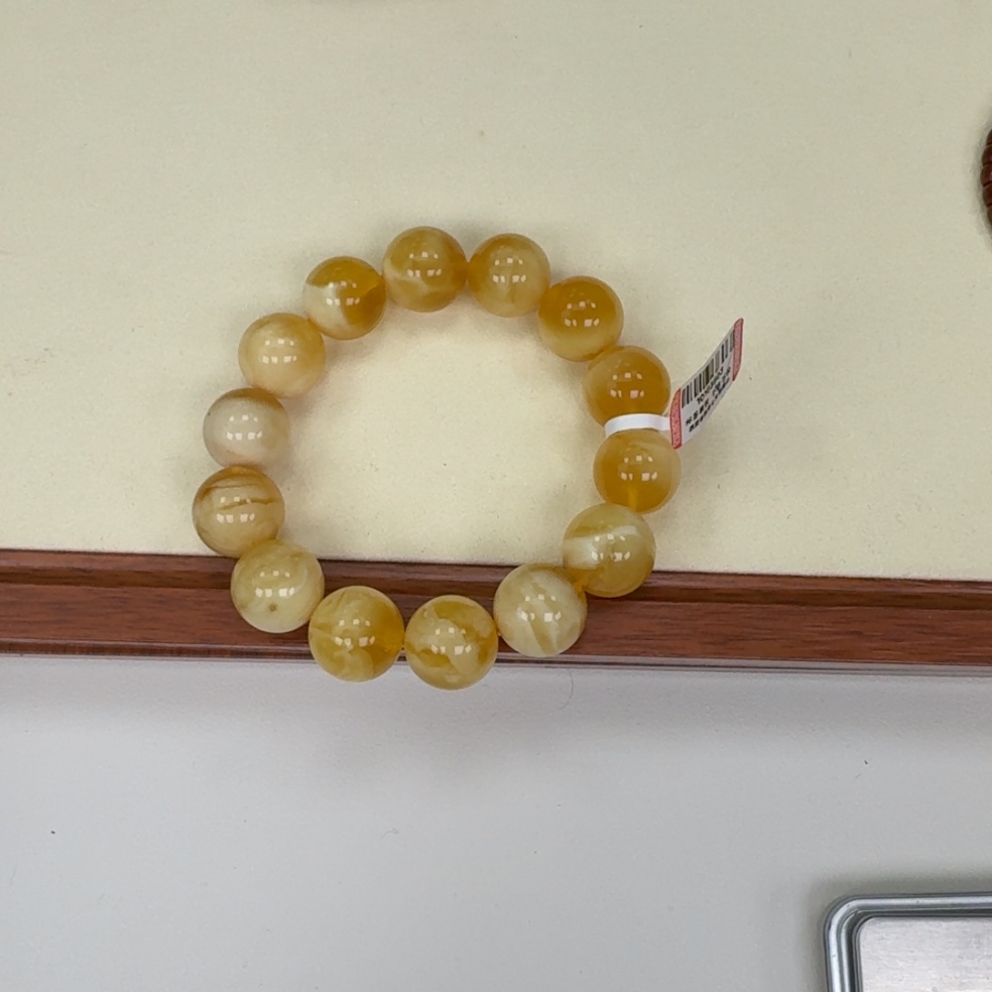 琥珀未镶嵌手链蜜蜡手串