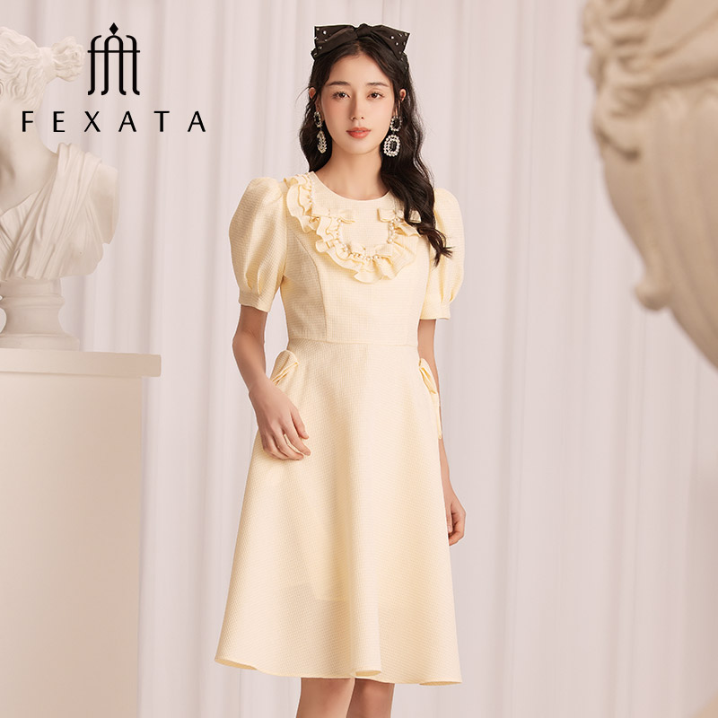 【黄蓉推荐】FEXATA斐格思小众连衣裙甜美少女感蓬蓬裙