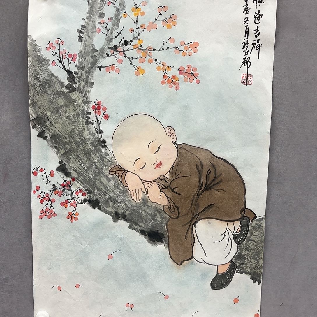 国画亲笔手绘原创1