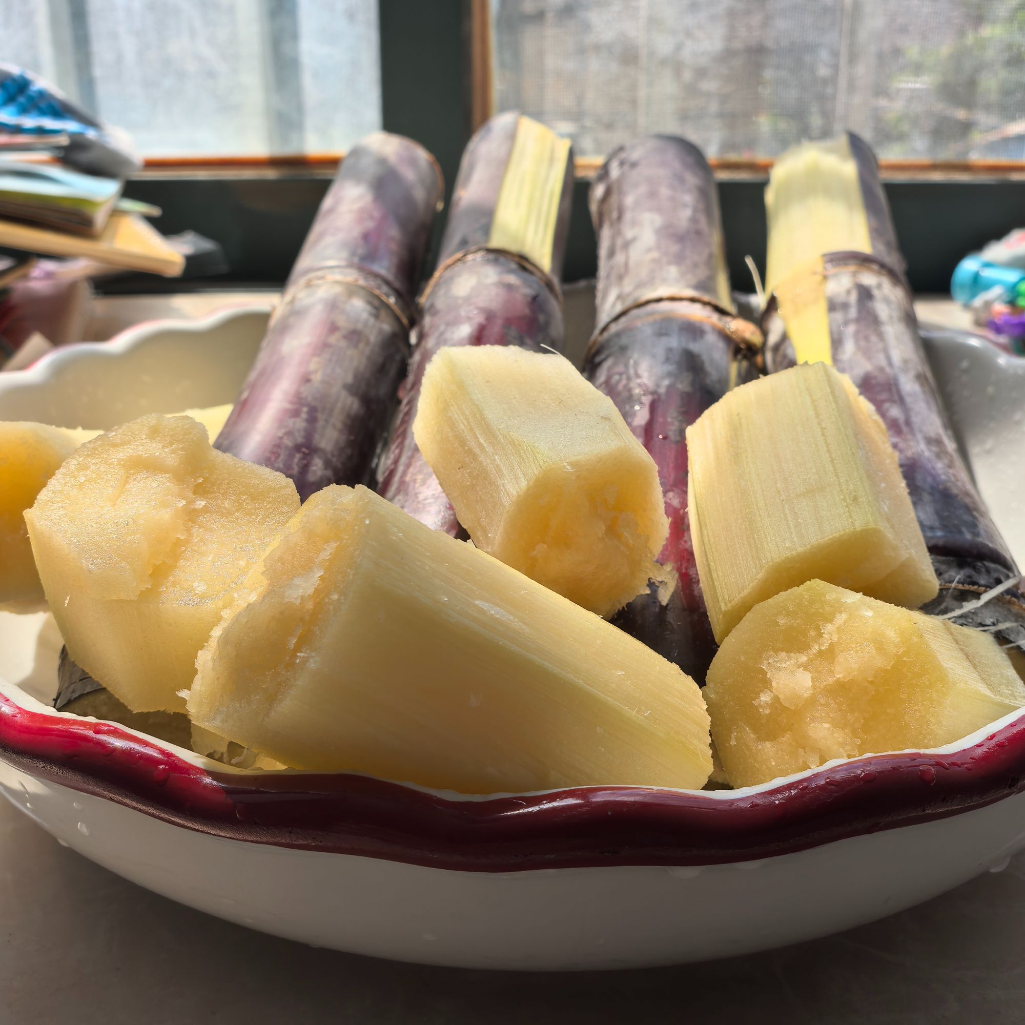 广西黑皮甘蔗应季水果新鲜现砍脆甜多汁