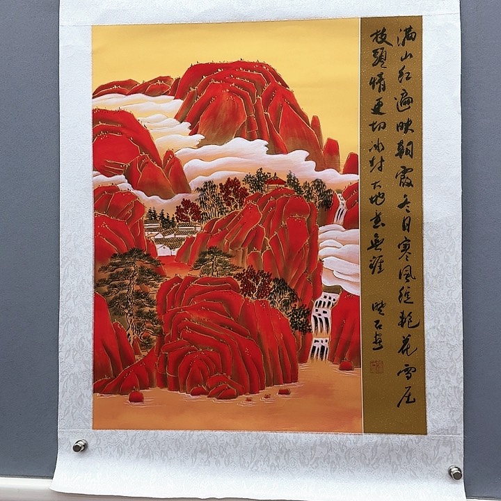 国画书法作品多次参加