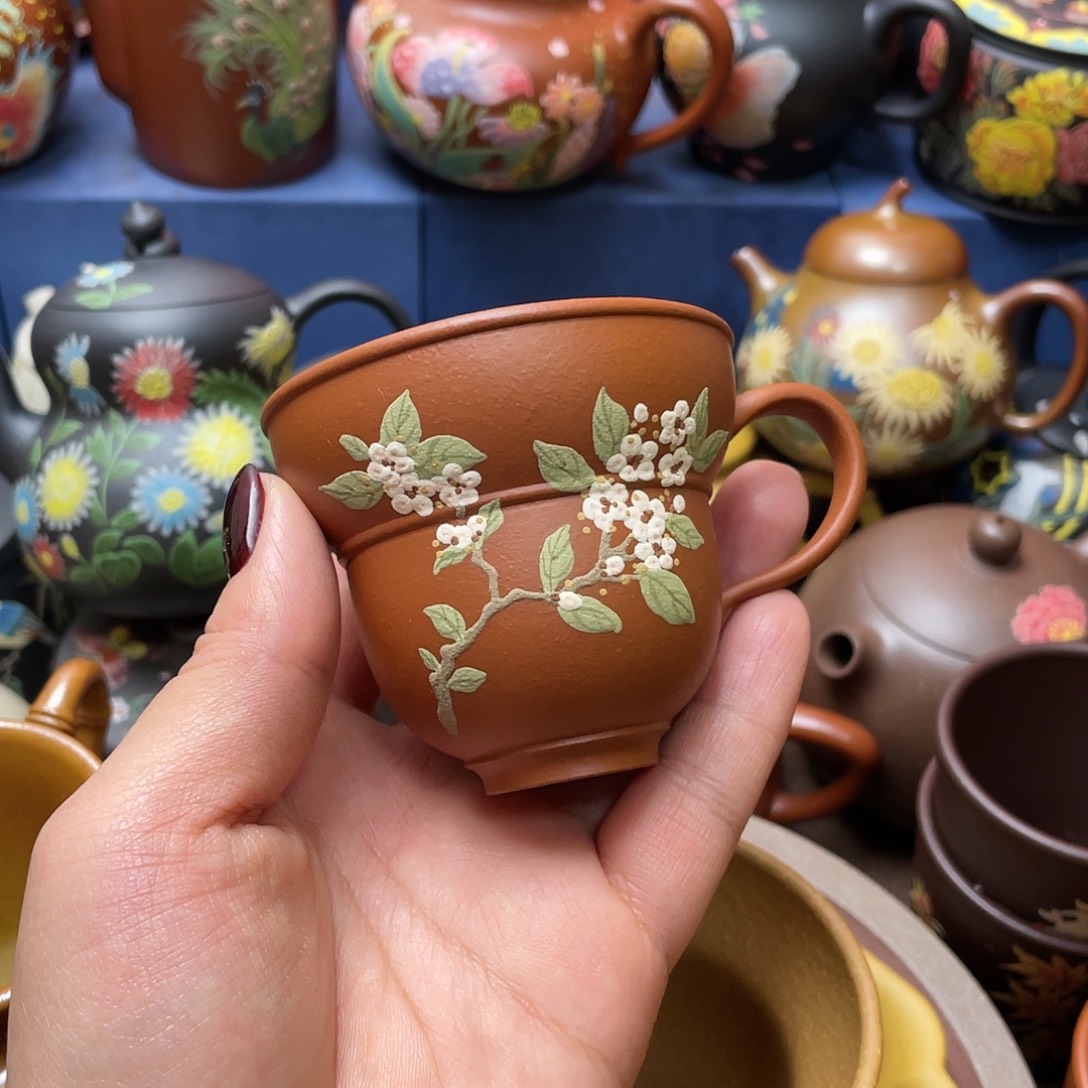 紫砂茶杯紫砂主人杯100cc