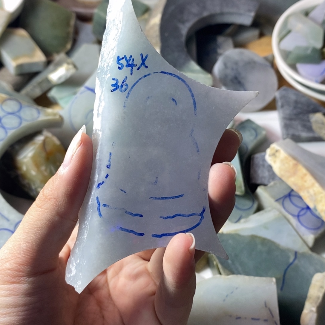 花***鈤翡翠散珠天然翡翠