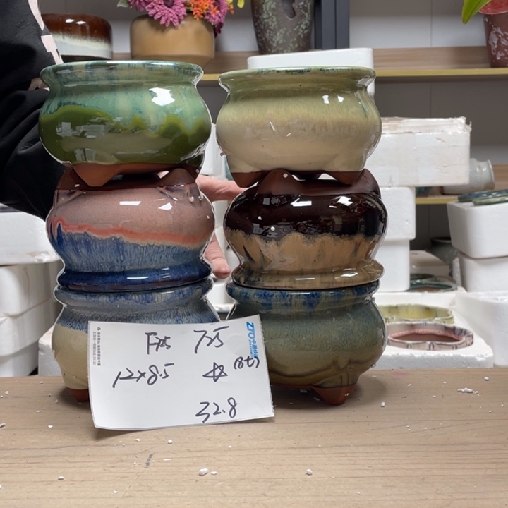 粗陶多肉花盆微瑕757