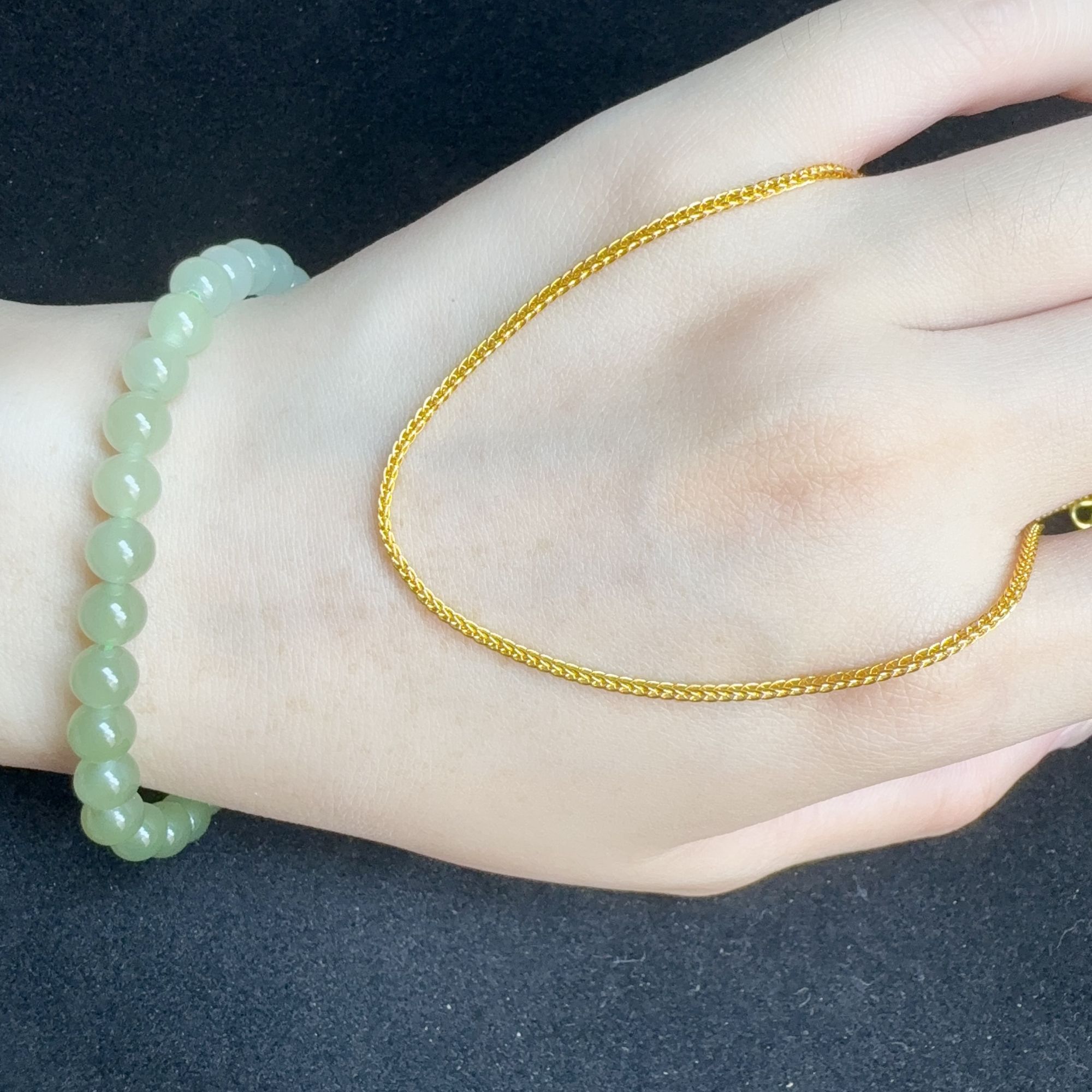 经典款M扣头肖邦链 45cm