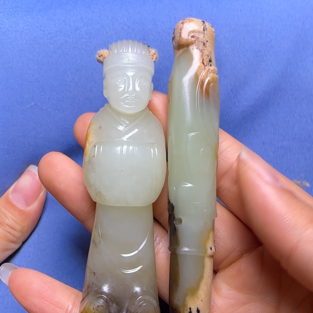 湘***哥和田玉未镶嵌颈饰