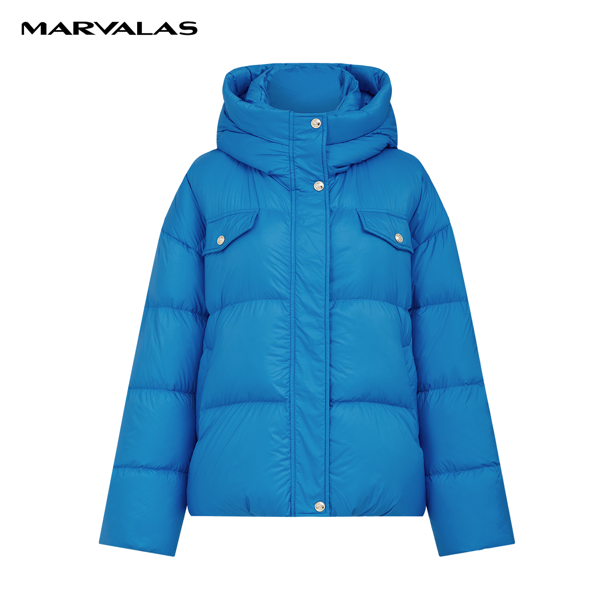 曼德诗纯色连帽羽绒服M427307428