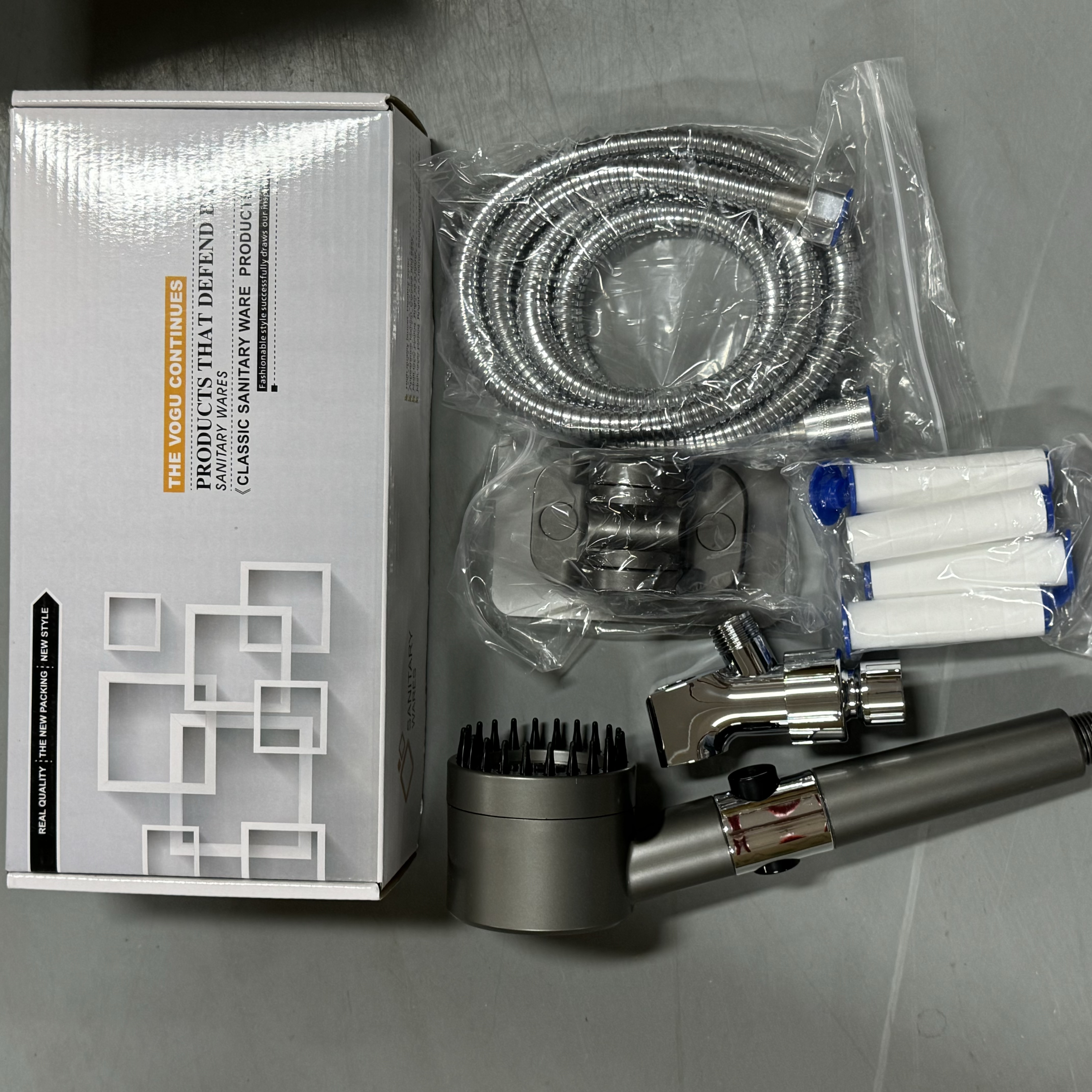 家用高品质花洒带配件