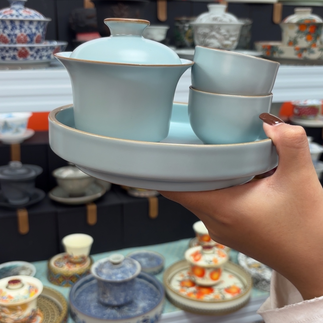 盖碗等材料组成锅具锅内