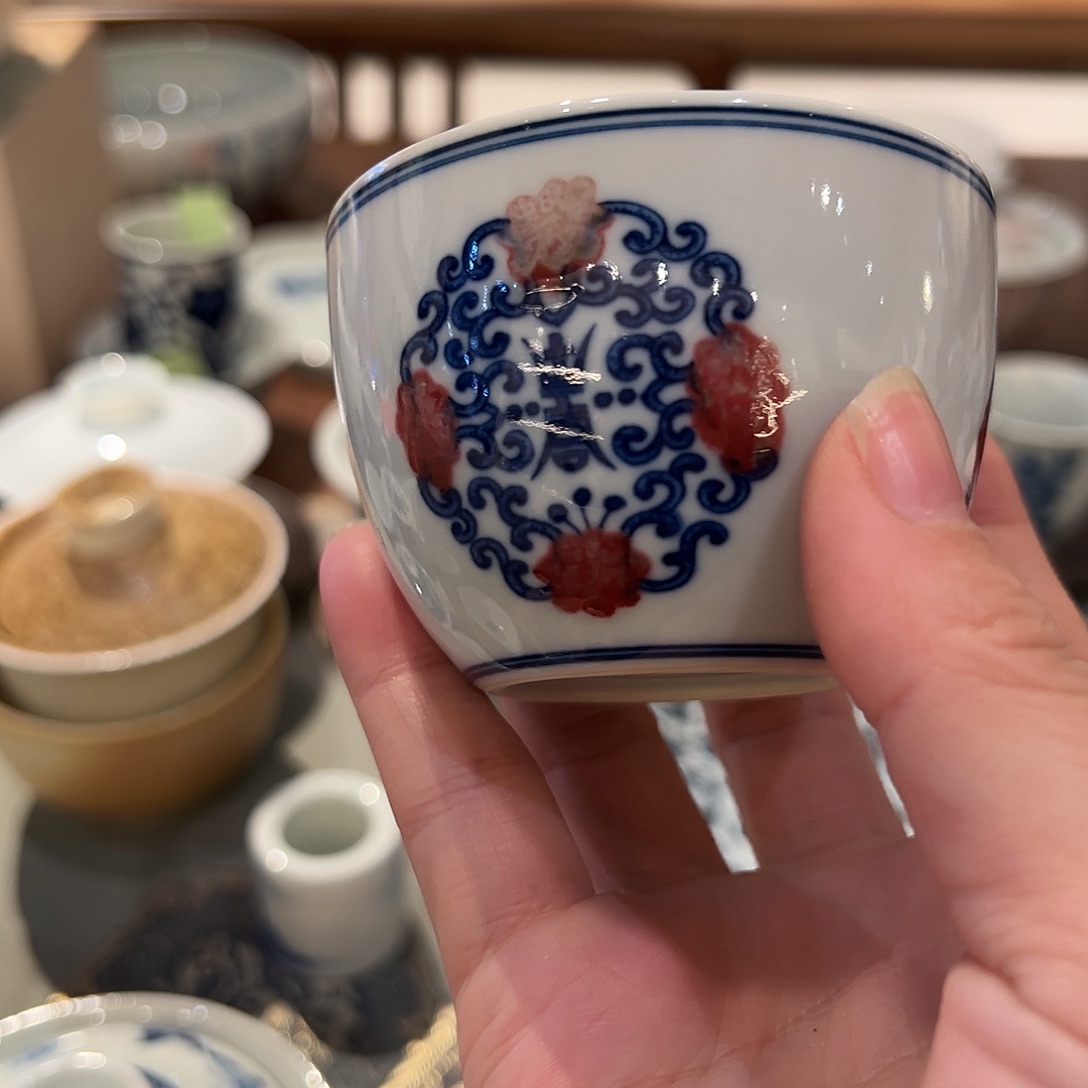 微瑕臻玉古坊原矿釉里红