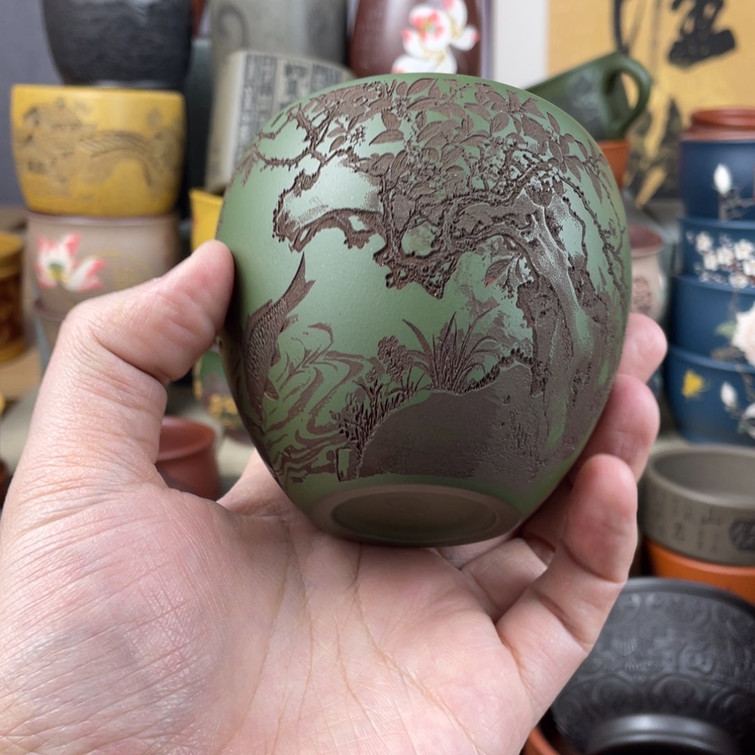 紫砂茶杯紫砂茶杯