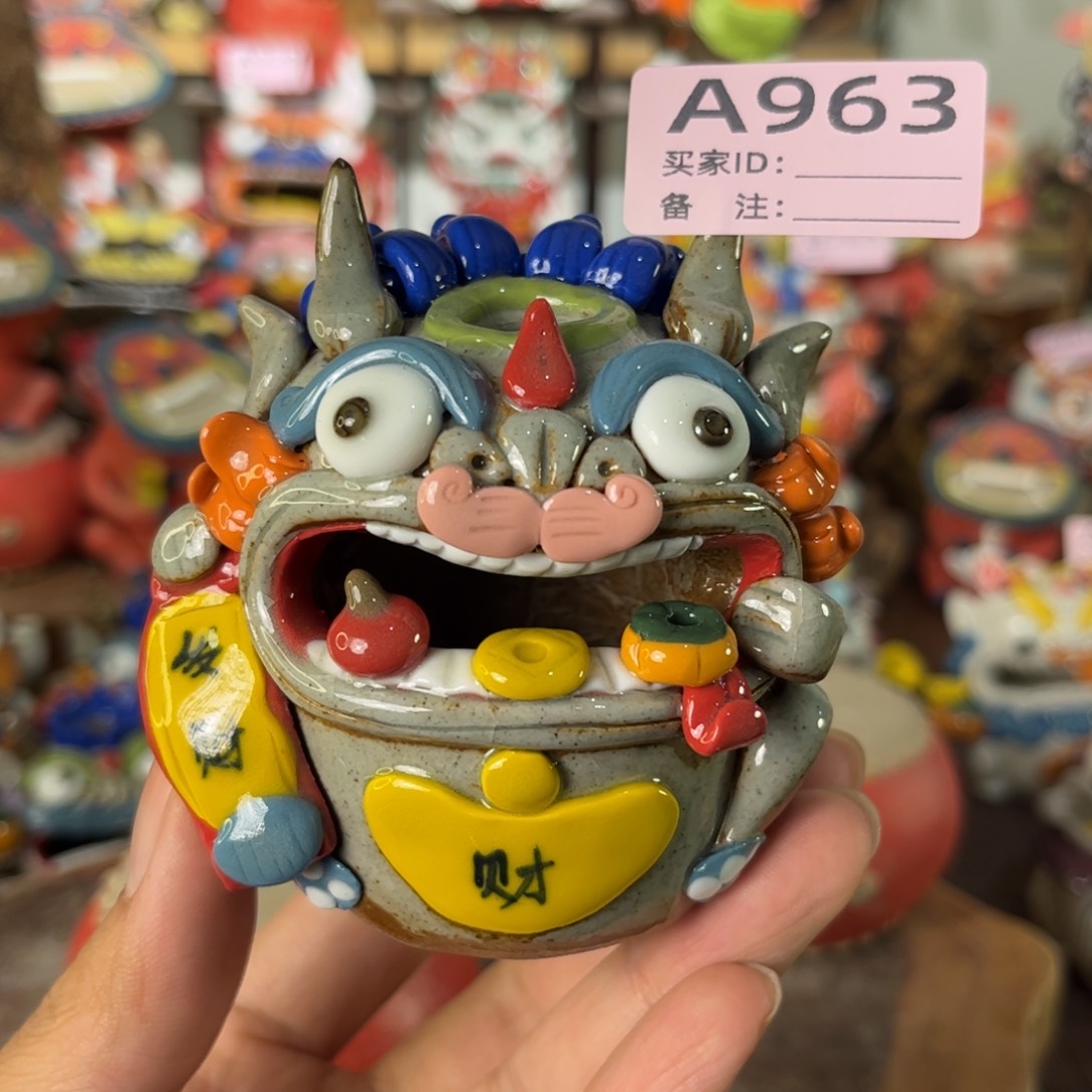 泥塑纯手工茶宠摆件