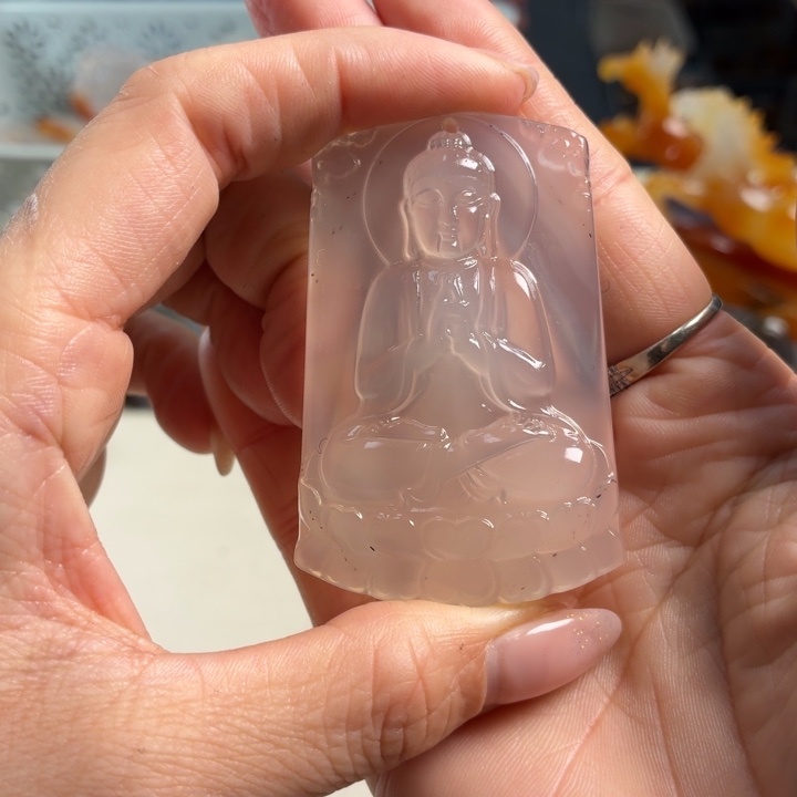 玛瑙/玉髓未镶嵌吊坠(不含链)