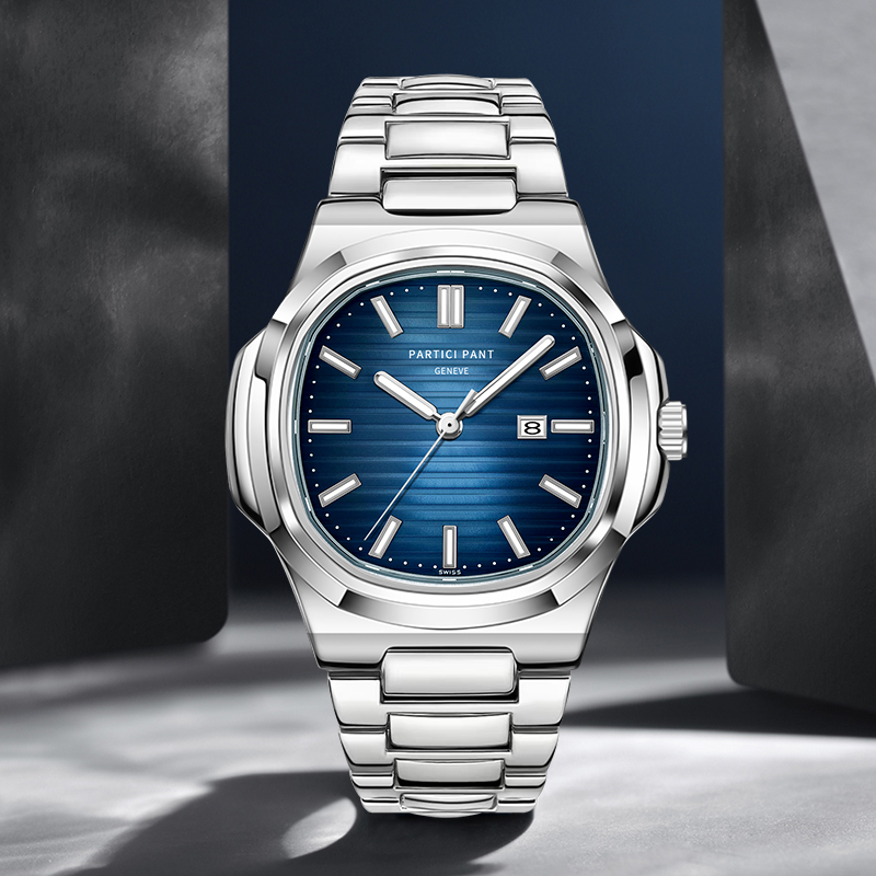 PARTICI PANT·-蓝盘鹦鹉螺-自动男士手表TZ-P5711-B