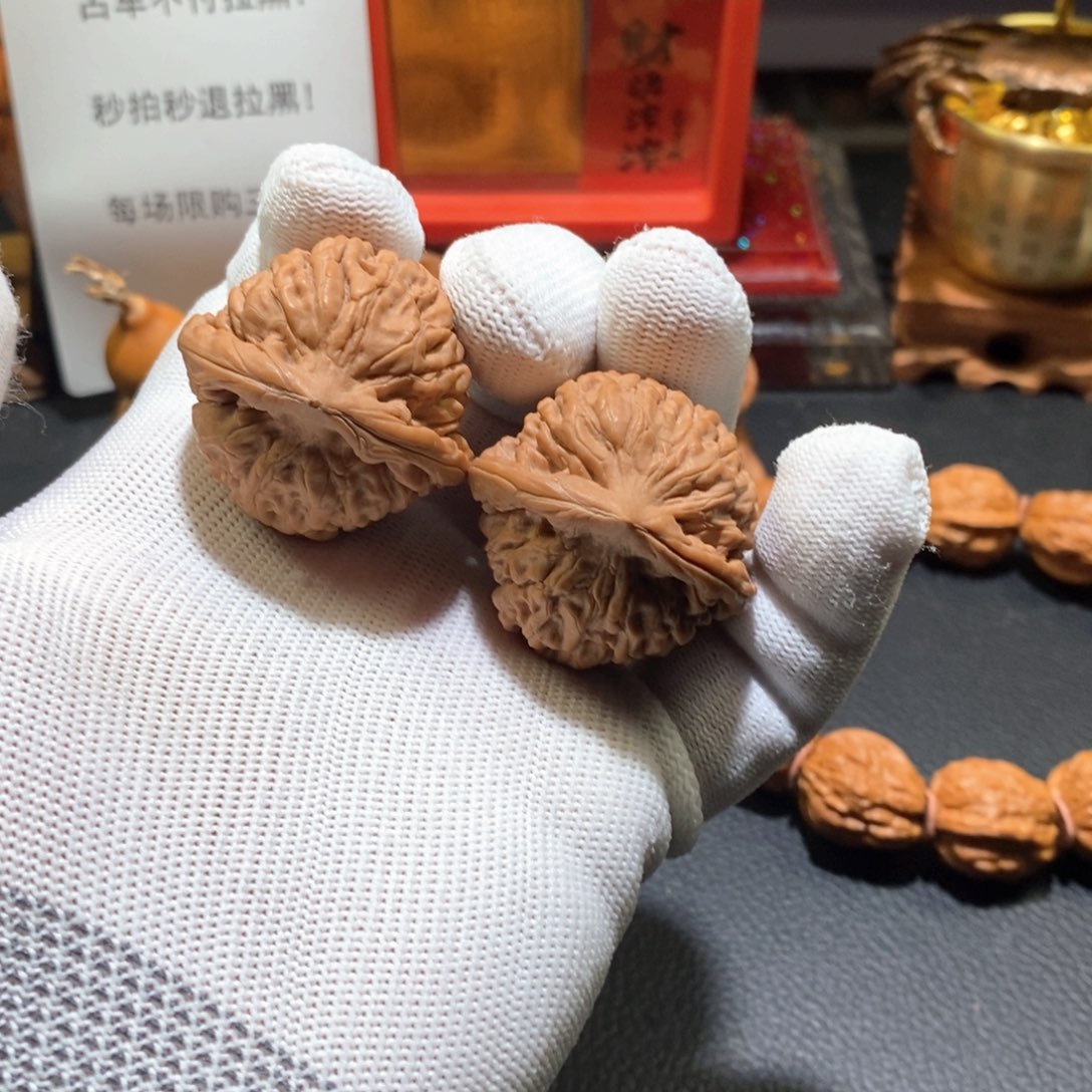 文玩核桃把件0215莲花37