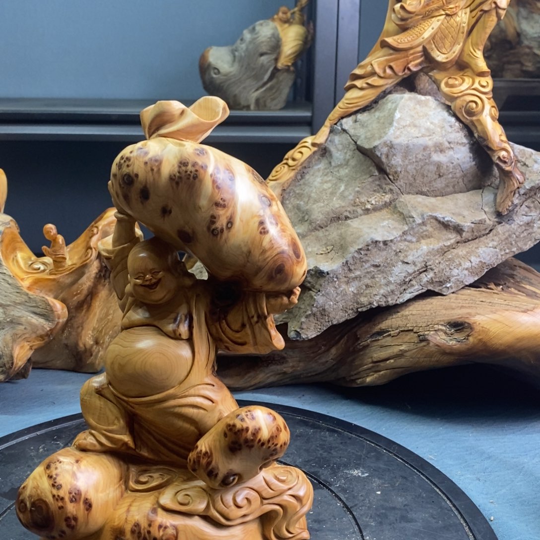 柏木（崖柏）蓝*天精品工艺品