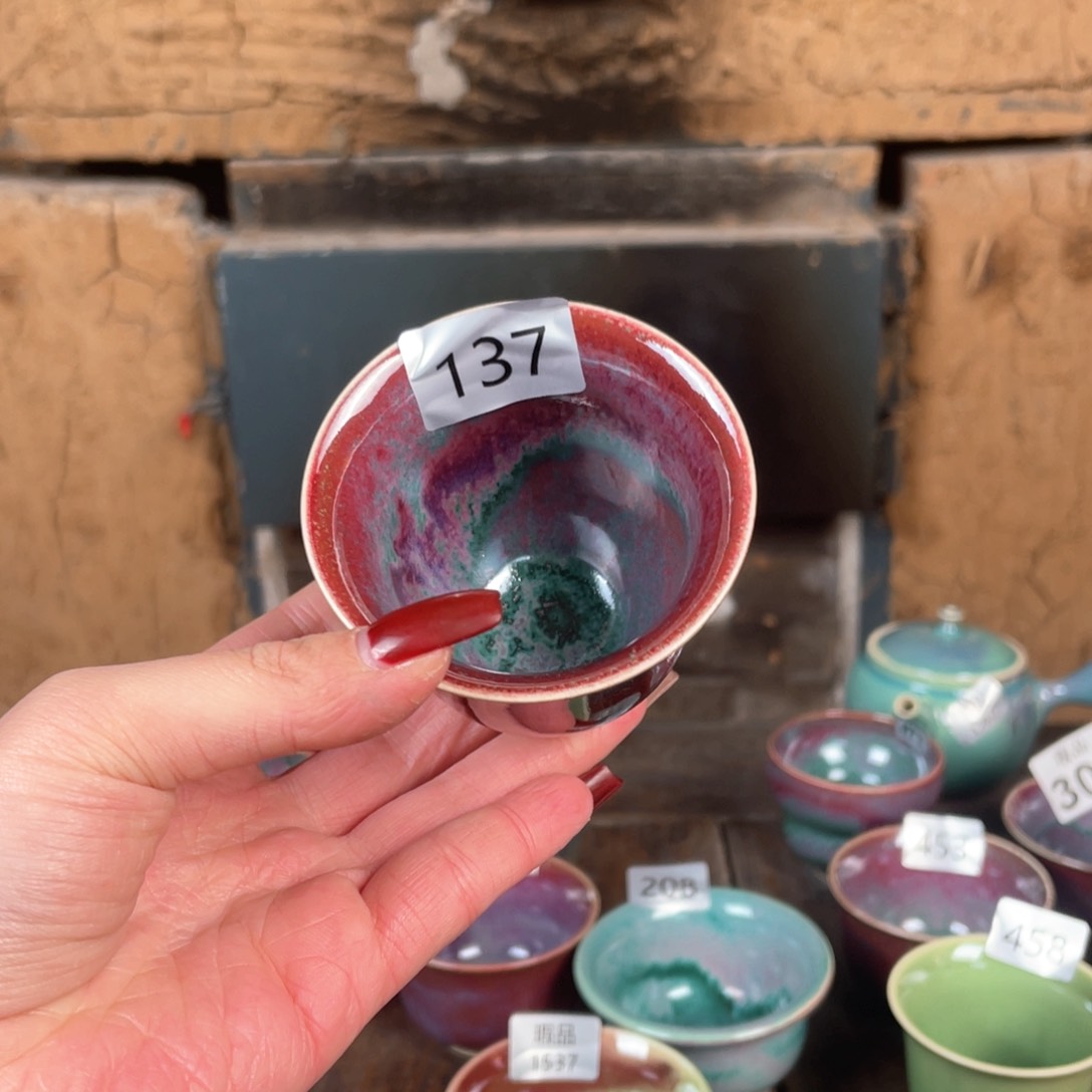 摆件钧瓷窑变精品摆件