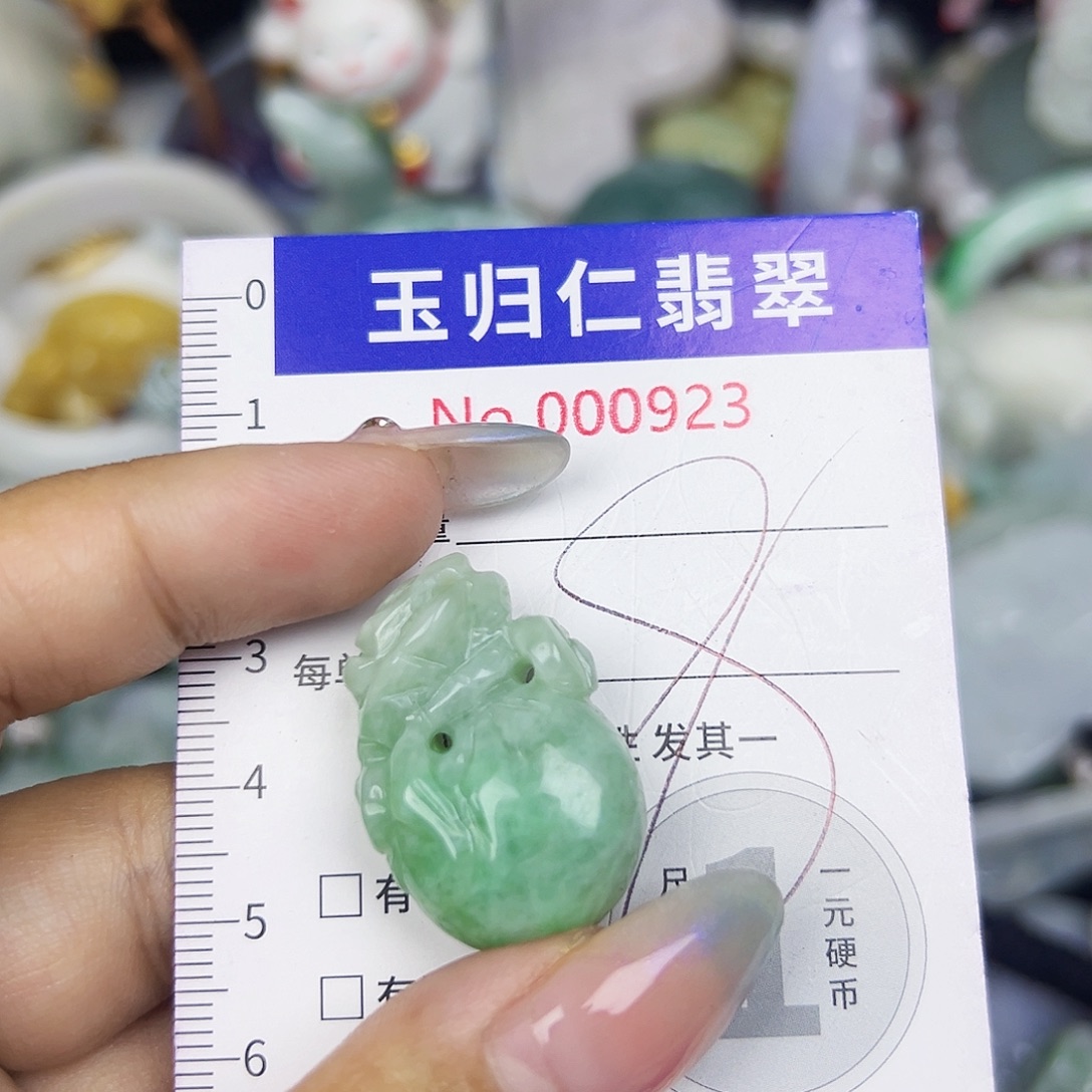 翡翠未镶嵌吊坠(不含链)111